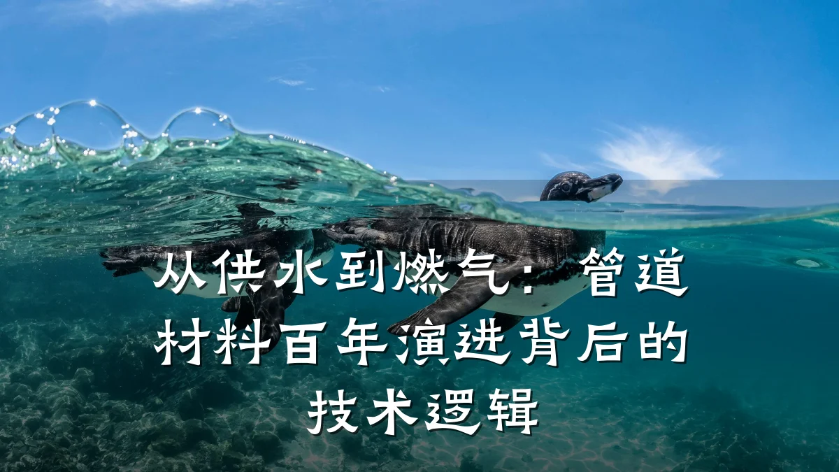 从供水到燃气：管道材料百年演进背后的技术逻辑