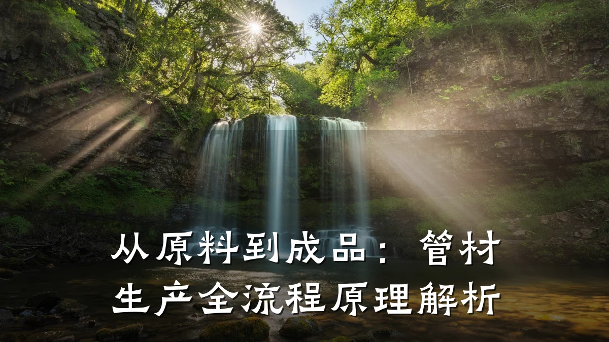 从原料到成品：管材生产全流程原理解析