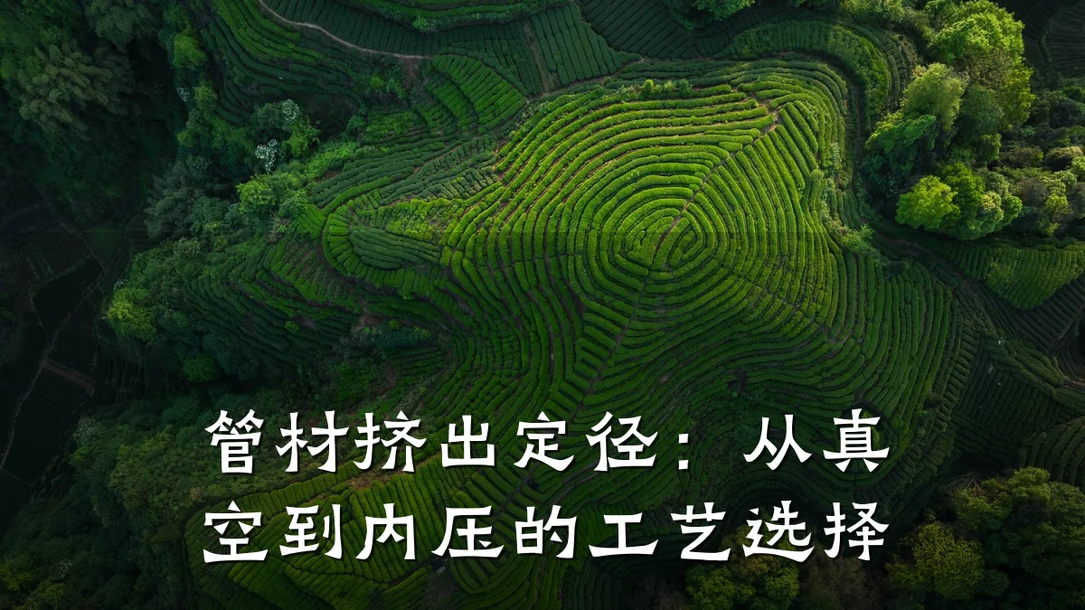 管材挤出定径:从真空到内压的工艺选择