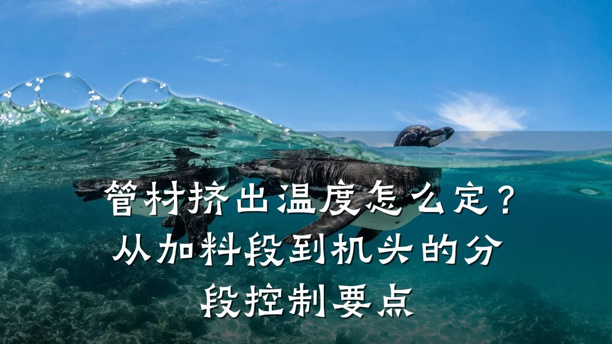 管材挤出温度怎么定？从加料段到机头的分段控制要点