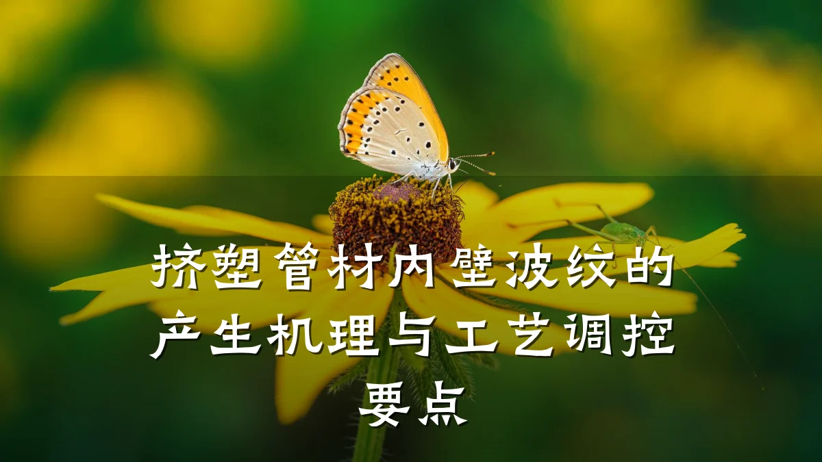 挤塑管材内壁波纹的产生机理与工艺调控要点