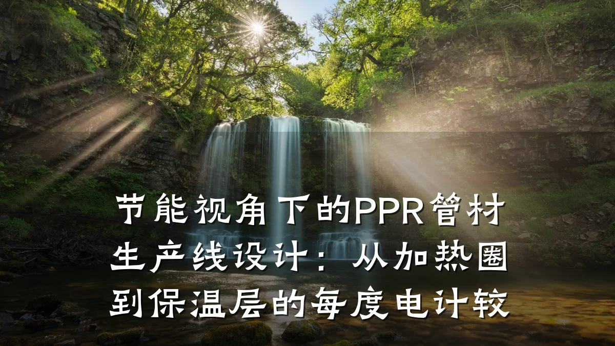 节能视角下的PPR管材生产线设计：从加热圈到保温层的每度电计较