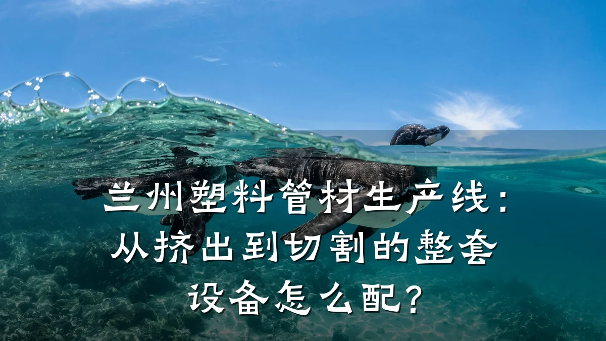 兰州塑料管材生产线:从挤出到切割的整套设备怎么配?