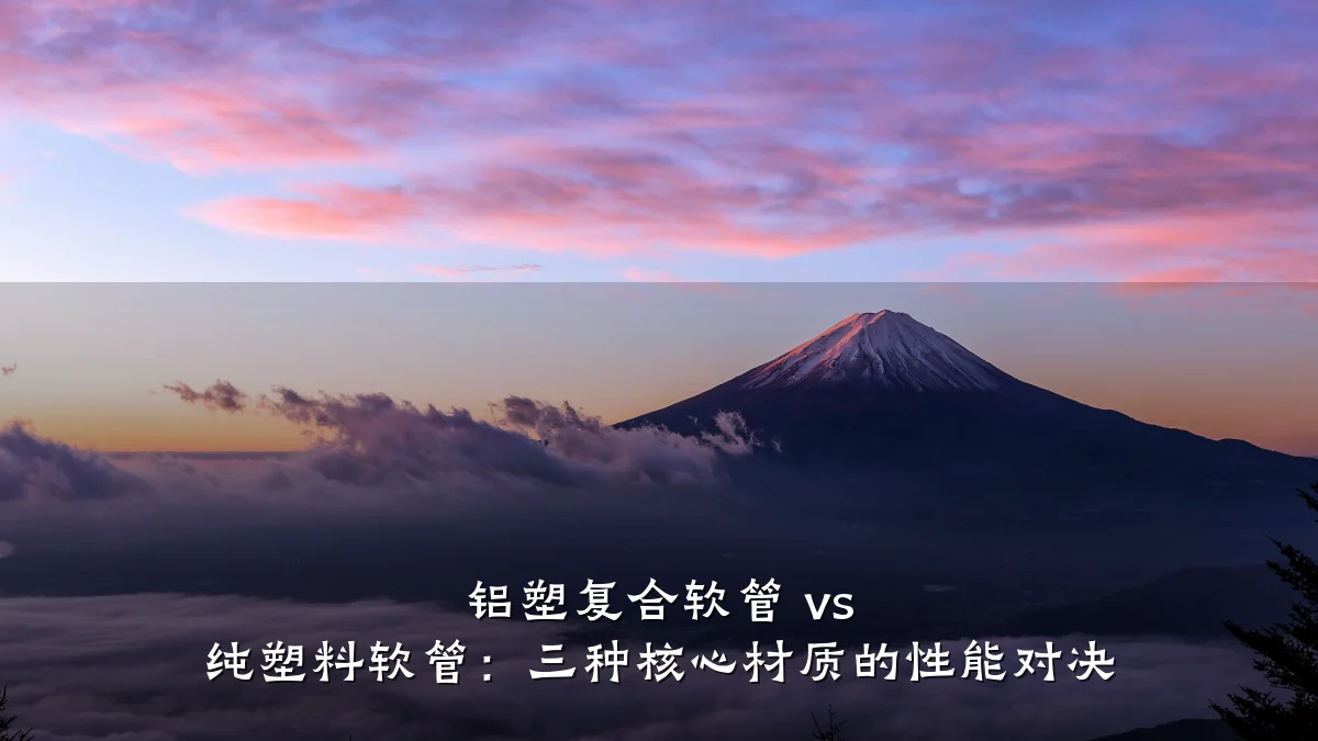 铝塑复合软管 vs 纯塑料软管：三种核心材质的性能对决
