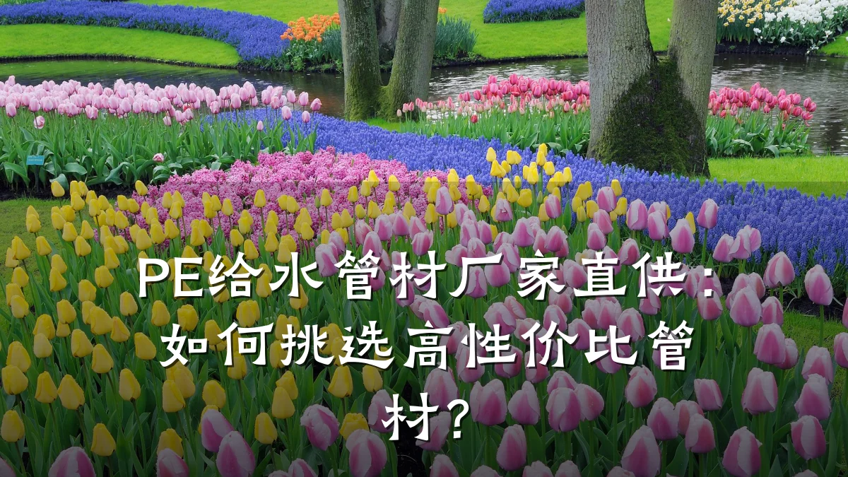 PE给水管材厂家直供：如何挑选高性价比管材？