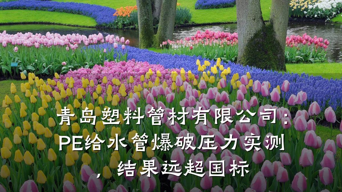 青岛塑料管材有限公司:PE给水管爆破压力实测,结果远超国标