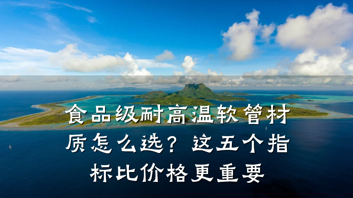 食品级耐高温软管材质怎么选？这五个指标比价格更重要