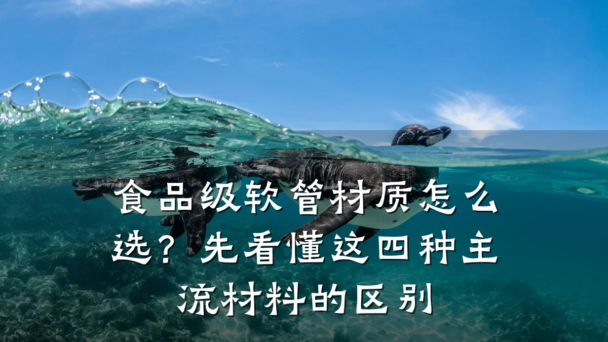 食品级软管材质怎么选？先看懂这四种主流材料的区别