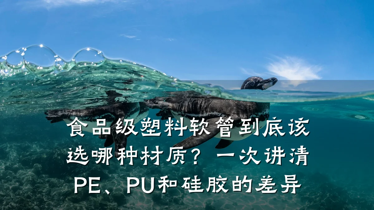 食品级塑料软管到底该选哪种材质？一次讲清PE、PU和硅胶的差异