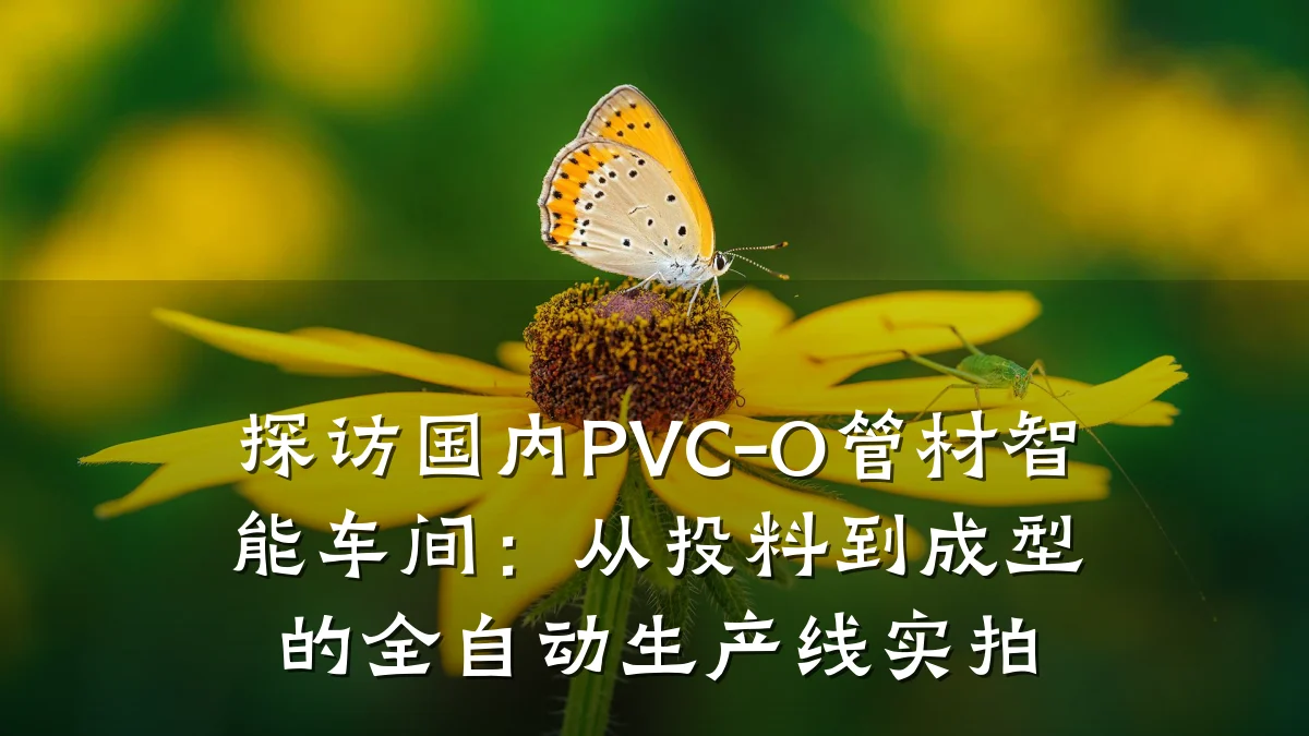 探访国内PVC-O管材智能车间：从投料到成型的全自动生产线实拍