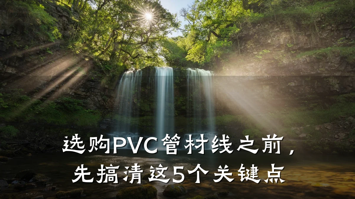 选购PVC管材线之前，先搞清这5个关键点