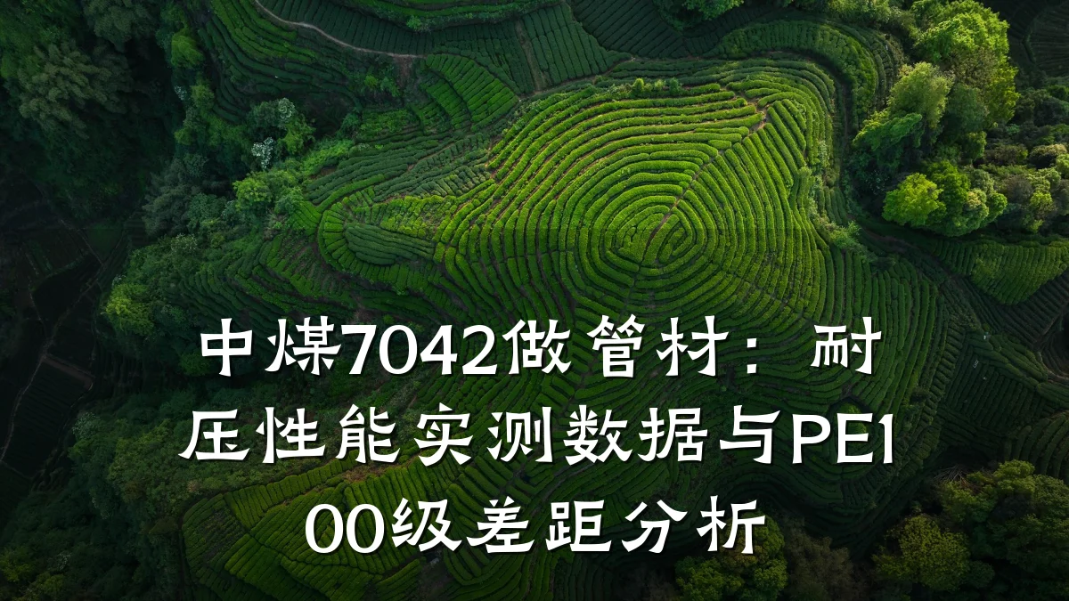 中煤7042做管材：耐压性能实测数据与PE100级差距分析